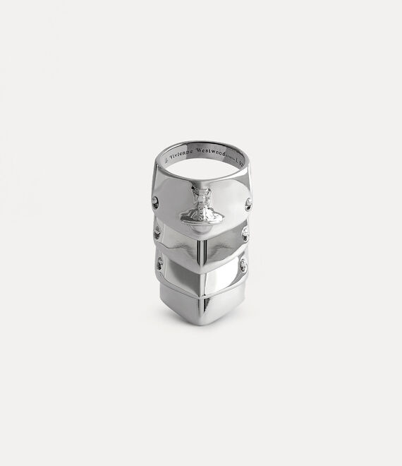 Vivienne Westwood Armour Ring in PLATINUM